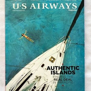 US Airways Magazine December 2011 VGC Oregon Wines New England Skiing Carribean
